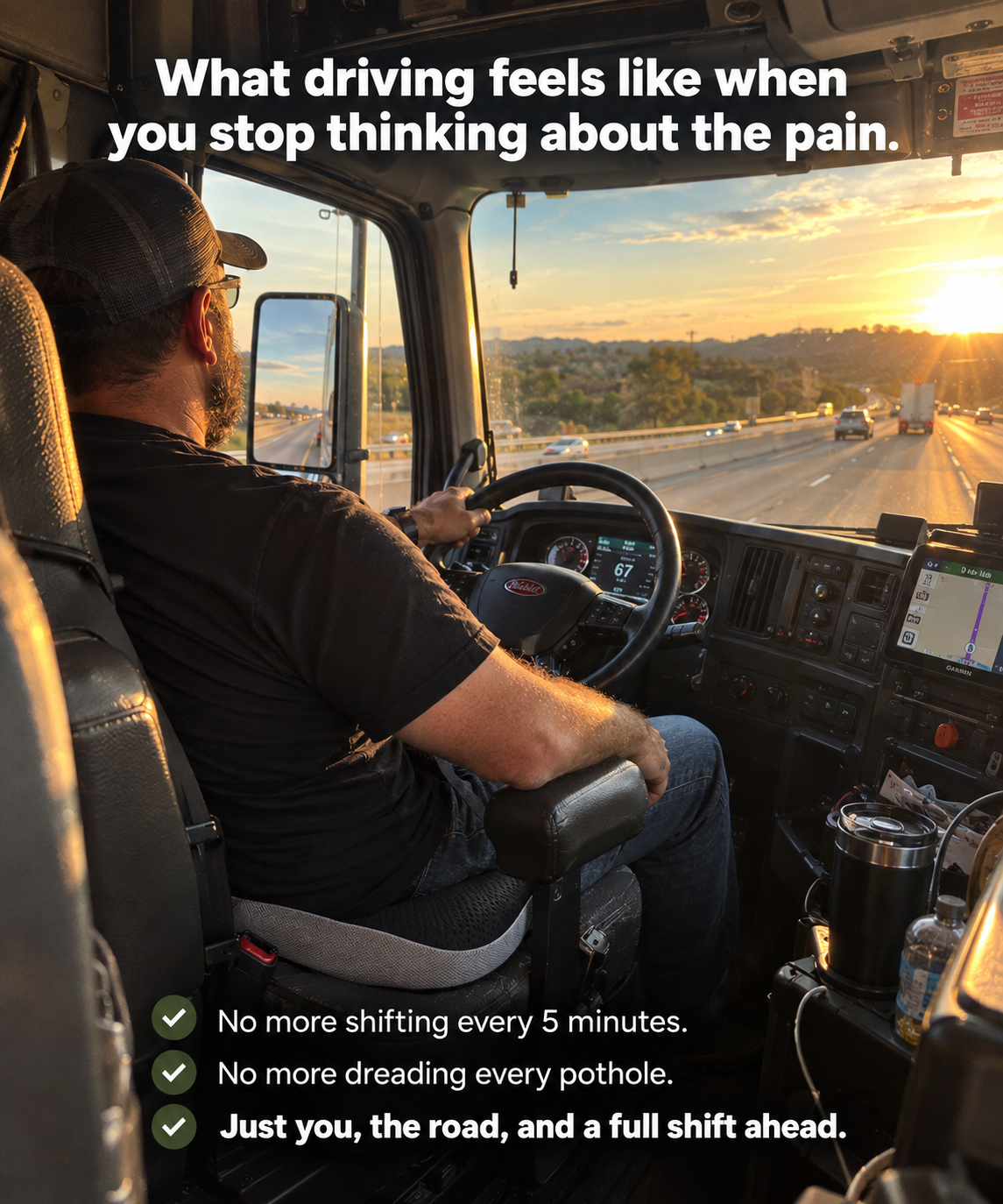 The Long Haul Kit | Seat Cushion for Truckers with Hemorrhoids