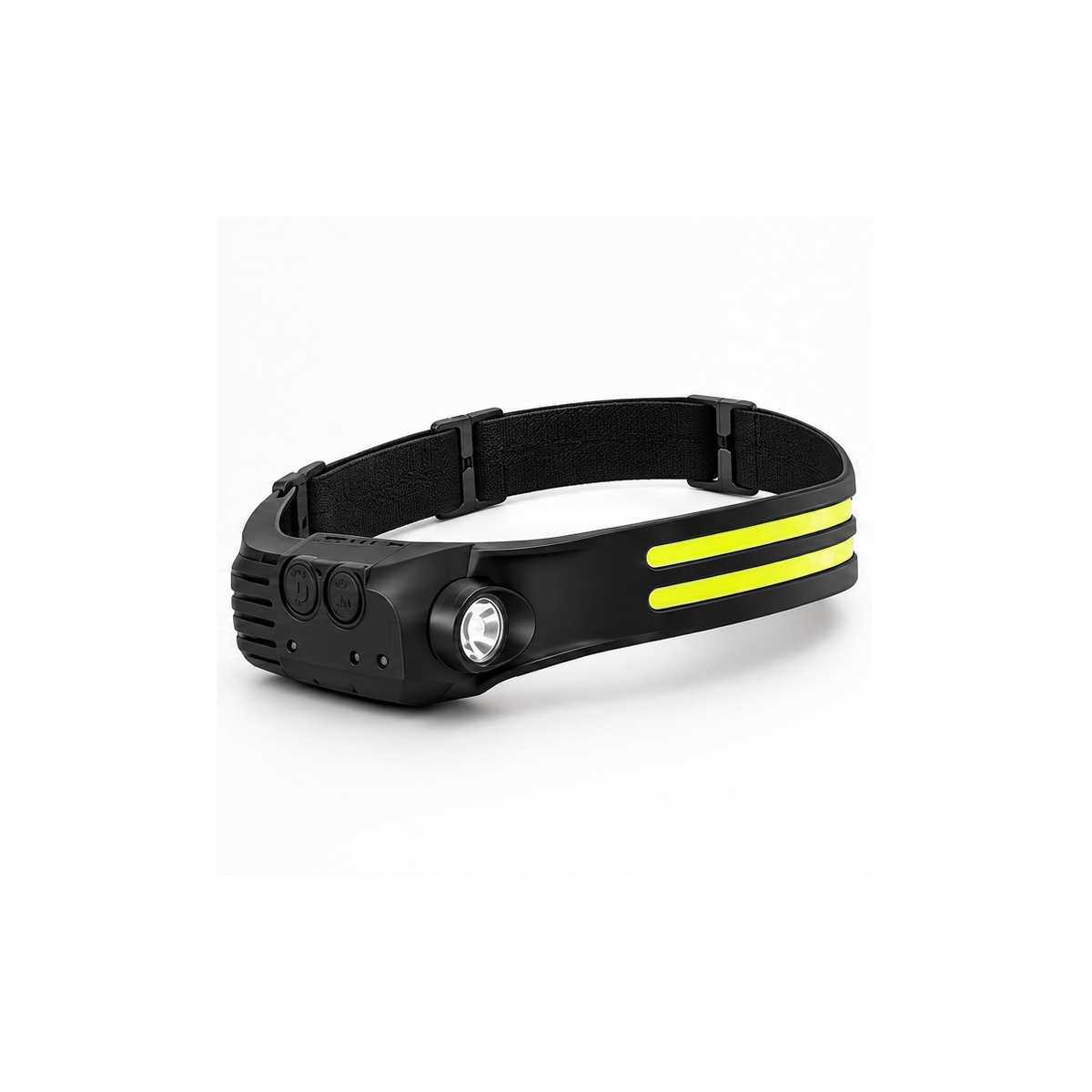 USB Rechargeable COB Head Flashlight